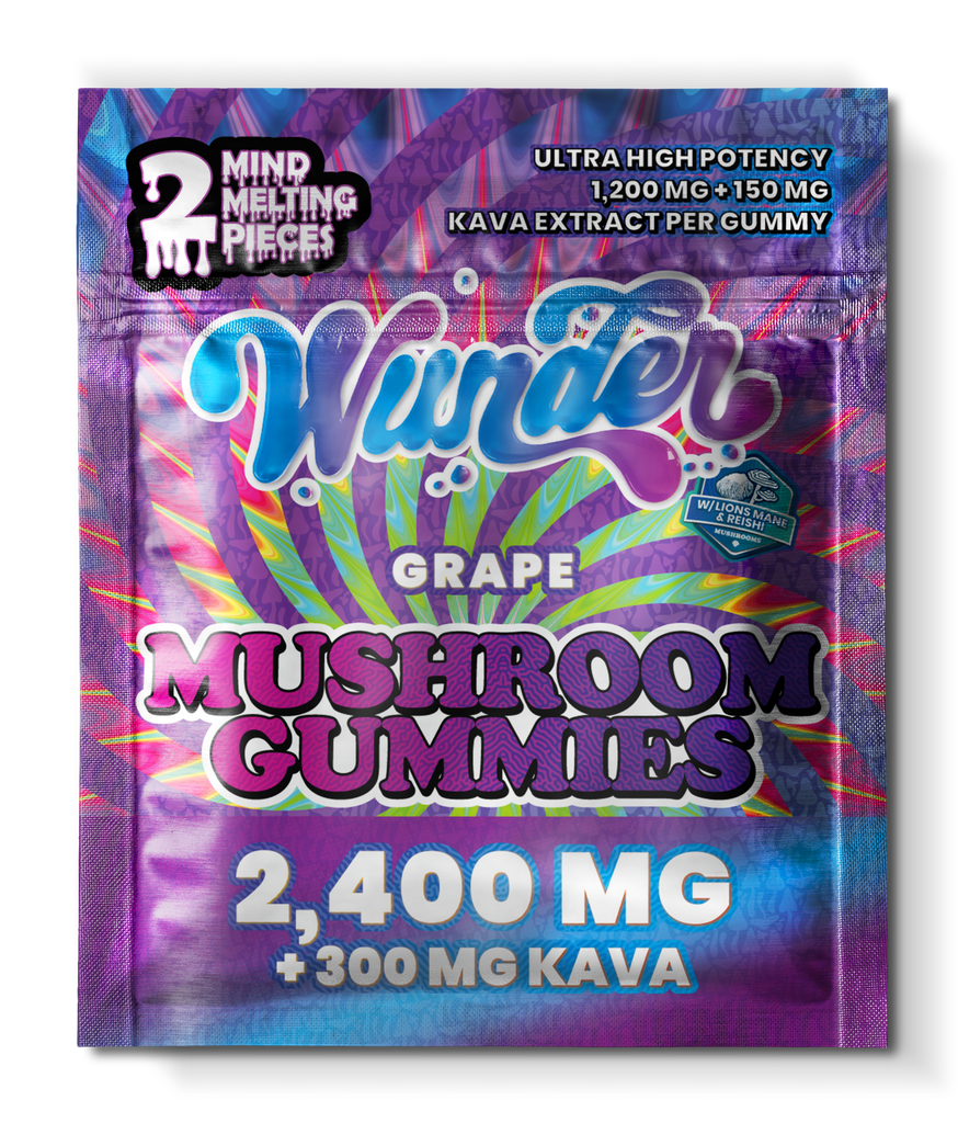 Wunder - High Potency Entheogenic + 150mg Kava | Grape 